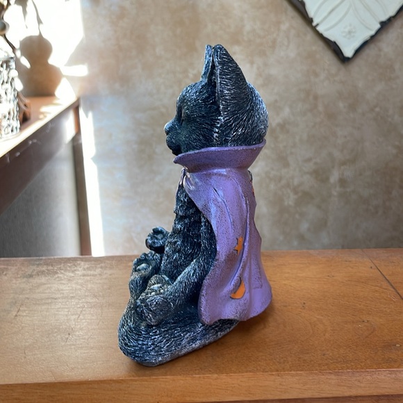 Yoga Namaste Halloween Black Cat - Picture 2 of 9